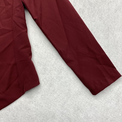Haute Monde Young Contemporary Women’s Los Angeles Blazer Jacket Maroon Size XL - Picture 6 of 14