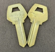 Lot of 2 K22MK 1001MK CO101 Type Key Blanks for Corbin Russwin