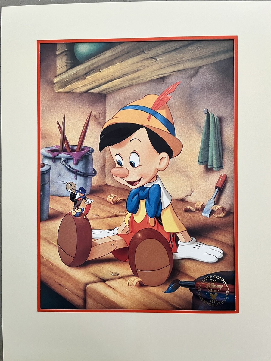 絵画 Disney Pinocchio Art Edition PINOCCHIO ORIGINAL DISNEY ART EDITIONS SERIGRAPH PRINT 27 3