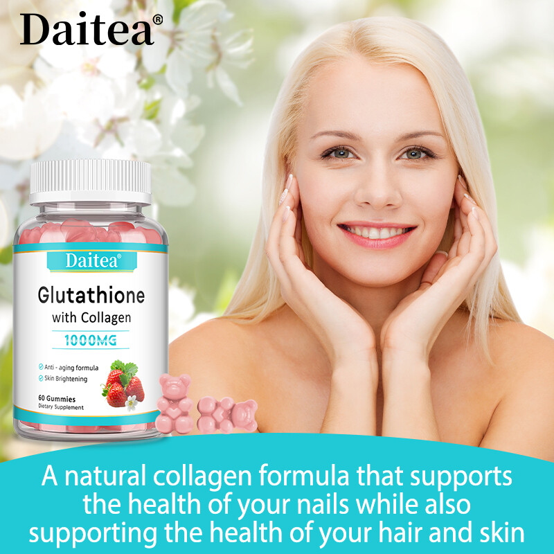 which is best glutathione or collagen Glutathione Collagen Capsules Brighten Skin Tone. Whiten And Smooth  Antioxidant main image 1