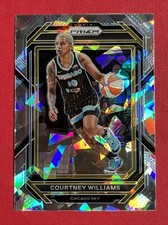 2023 Panini Prizm WNBA Ice Prizm Parallel #19 Courtney Williams Chicago Sky