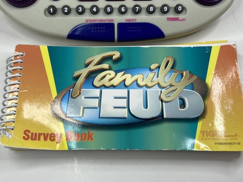Family Feud Electronic Handheld Game Cartridge & Survey Book Tiger 1999 Louie - Picture 4 of 12