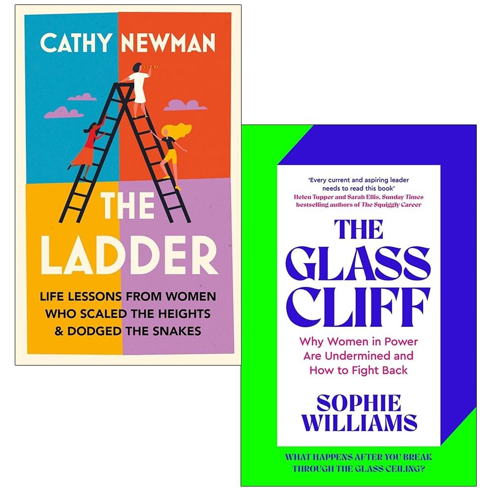 The Ladder By Cathy Newman & The Glass Cliff By Sophie Williams 2 Books Set