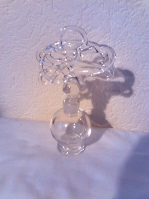 GLAS PARFÜMFLAKON ATEMBERAUBEND TOP