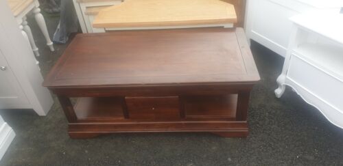 STAINED PINE COFFEE TABLE DELIVERY AVAILABLE