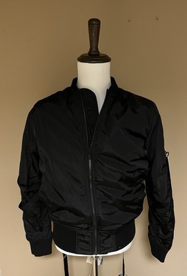 Stampd Strapped Bomber Jacket Men s Size Medium Black