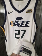 Rudy Gobert 2017-18 Utah Jazz Nike Authentic Def Player of Yr Jersey Sz 54+6
