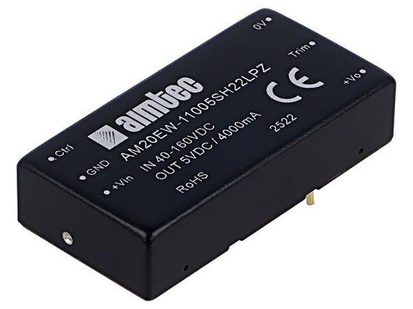 AM20EW-11005SH22LPZ Wandler: Dc/Dc 20W Ueing: 40-160VDC Uausg: 5VDC Ieing: 214Ma-image