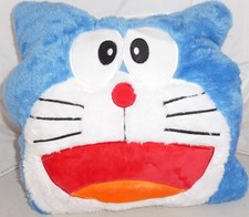 DORAEMON Peluche Cuscino SCALDAMANI Gatto Spaziale GRANDE 30x30cm Morbidissimo