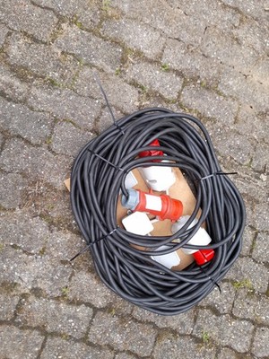 45 Meter 32Ampere Leitung mit Verteilung auf 16Ampere & 220Volt !