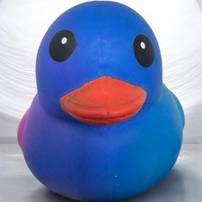 Sunny Days Jumbo Squeezy Duck Tie Dye Squishy Sensory Fidget NWT