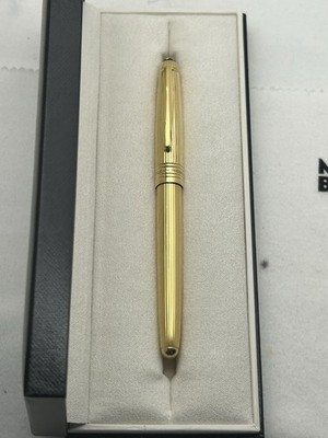 Montblanc Meisterstuck 18K Solid Gold 163 Rollerball Pen-Exc
