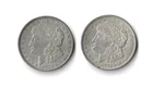 Morgan Silver Dollar Lot Of 2 1921 P 90% Silver Content 1.54688 Troy Oz