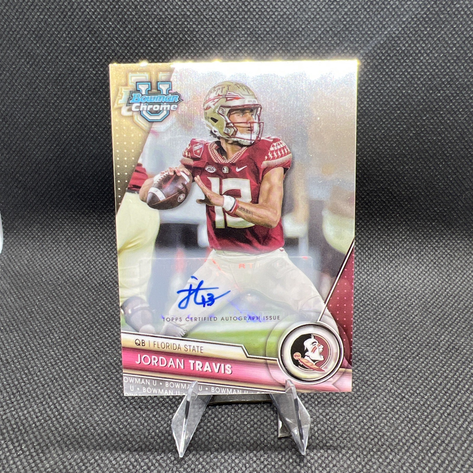 2023 Bowman U Chrome Chrome Prospect Auto Jordan Travis #66 Auto