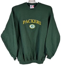 Vintage Green Bay Packers Sweatshirt Mens XL Pullover Crewneck Logo Athletic