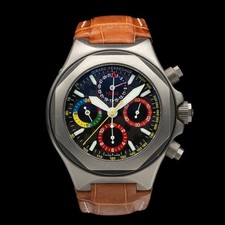 GIRARD-PERREGAUX Laureato EVO3 Ferrari F2004 Titanium Chronograph 80180 Full Set