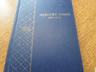 MERCURY DIME SET IN WHITMAN ALBUM--Complete minus 1916-D