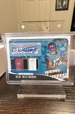 2019 Panini Absolute - Double Dede Westbrook #TTD-DW Prime Autographs/25 AU, MEM