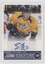 2013-14 Score Signatures Gabriel Bourque #SS-GB Auto 0nw3