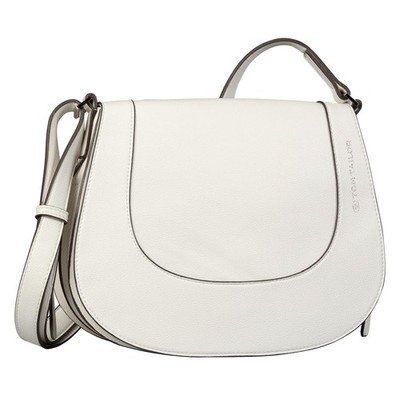 Tom Tailor LARICIA,Handtasche mit Klappe M no zip, white