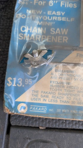 Lot of (3) New Old Stock Pakard Chainsaw Chain Sharpeners - Picture 3 of 6