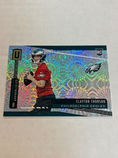 2019 Panini Unparalleled Clayton Thorson 3/5 Fireworks Rookie Eagles SSP TT4