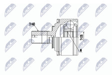 Gelenksatz Antriebswelle Vorderachse für VOLVO S90 II V90 Kombi Cross Country