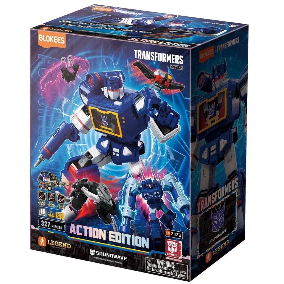 Blokees •Transformers • Action Ed • G1 Soundwave AE03 • Model Kit • Ships Free - Image 4 of 4