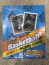 1992/93 Topps Basketball Series 2 Unopened Rack Box BBCE Wrapped from a FASC