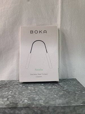 BOKA Rasana Stainless Steel Tongue Cleaner - Removes Buildup & Freshens Breath