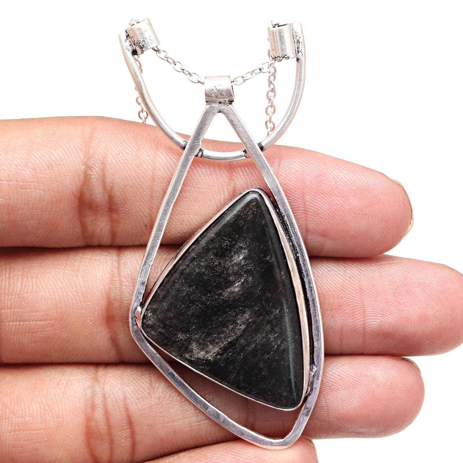 Marcasite Gemstone Handmade Mother's Day Necklace 20 Inch Gift