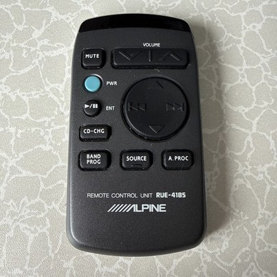 Alpine RUE-4185 Fernbedienung für Autoradio. Req 2xAAA Batterien. Sehr guter Zustand.
