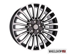 Ford Fusion Style R17 5x108 wheels 7.5j ET50 4x 17 inch Black Machined Felgen
