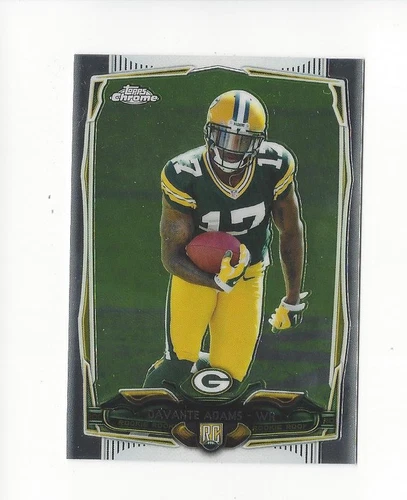 2014 Topps Chrome #114 Davante Adams RC Rookie Packers Raiders Jets