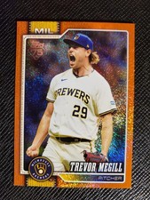 2026 Topps Series 1 Trevor Megill Orange Sandglitter Prizm SSP/25 Brewers MINT!!