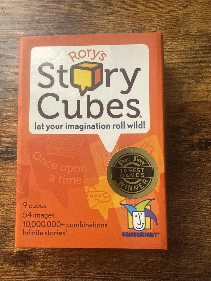 Gamewright Rory's Story Cubes Actions 9 Cubos Incluye Caja de Almacenamiento Foto 2 de 4
