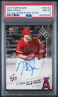 2017 Topps Now Mike Trout A.L. All-Star Team - Auto /99 #AS-15A PSA 8