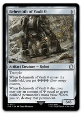Behemoth of Vault 0 #127 (NM) Fallout PIP Magic MTG