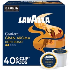 Lavazza Gran Aroma Single-Serve Coffee K-Cups for Keurig Brewer (Pack of 40)