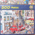 Jan Van Haasteren 500 Piece Fire! Cartoon Comic Book Jigsaw Puzzle  — photo 1