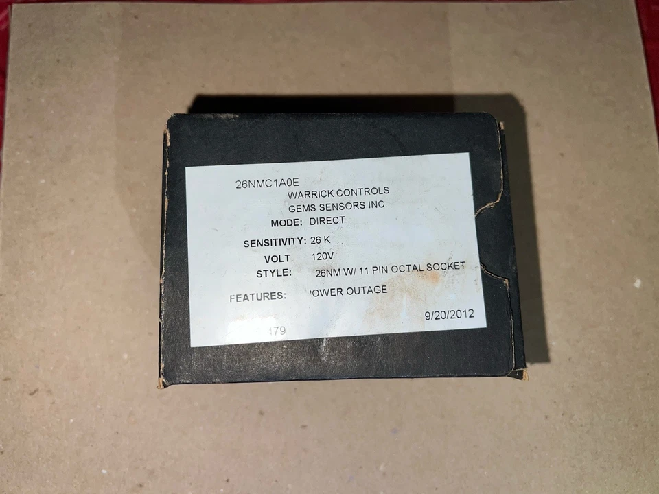 GEMS Warrick 26NMC1A0E Liquid Level Control ALWCO power outage NOS NIB  - Image 2 of 4