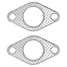 1.5 Inch 37mm Exhaust Gasket 2 Bolt for Muffler Flange Manifold H Size: 1.5 in