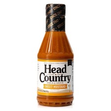 Head Country Bar-B-Q Sauce, Sweet Mustard, 20 Ounce