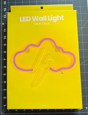 LED Wall Light Storm Cloud Neon Style Wall De...