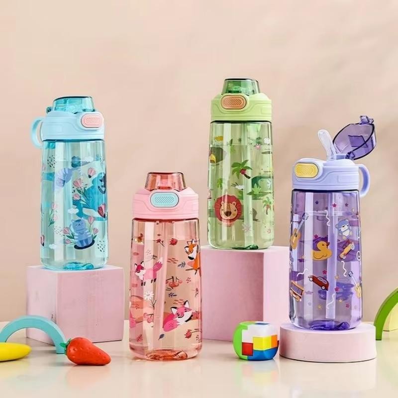 Straw Cup Leakproof Portable Outdoor