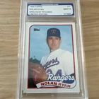 Topps 1989 Topps Traded Nolan Ryan #106T Texas Rangers Baseball Card PGS 9