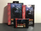Sega Genesis Mortal Kombat 2 Video Game Complete 1994 Midway Akklaim