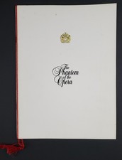 1986 Phantom Of the Opera Cast Theatre Play Vintage Souvenir Program Booklet