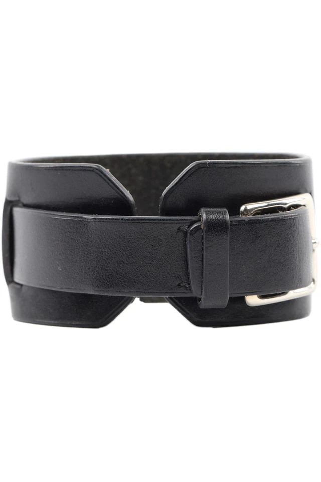 HERMÈS BLACK 2013 LEATHER BRACELET
