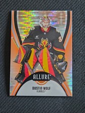 2025-26 Upper Deck Allure ORANGE SLICE #73 DUSTIN WOLF Calgary Flames